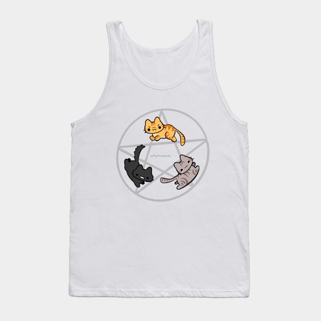 Kitty Triade Tank Top by myprofanity